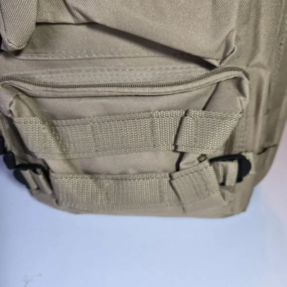 NRA Tactical Backpack Tan Coyote Khaki Range Bag MOLLE...New Condition